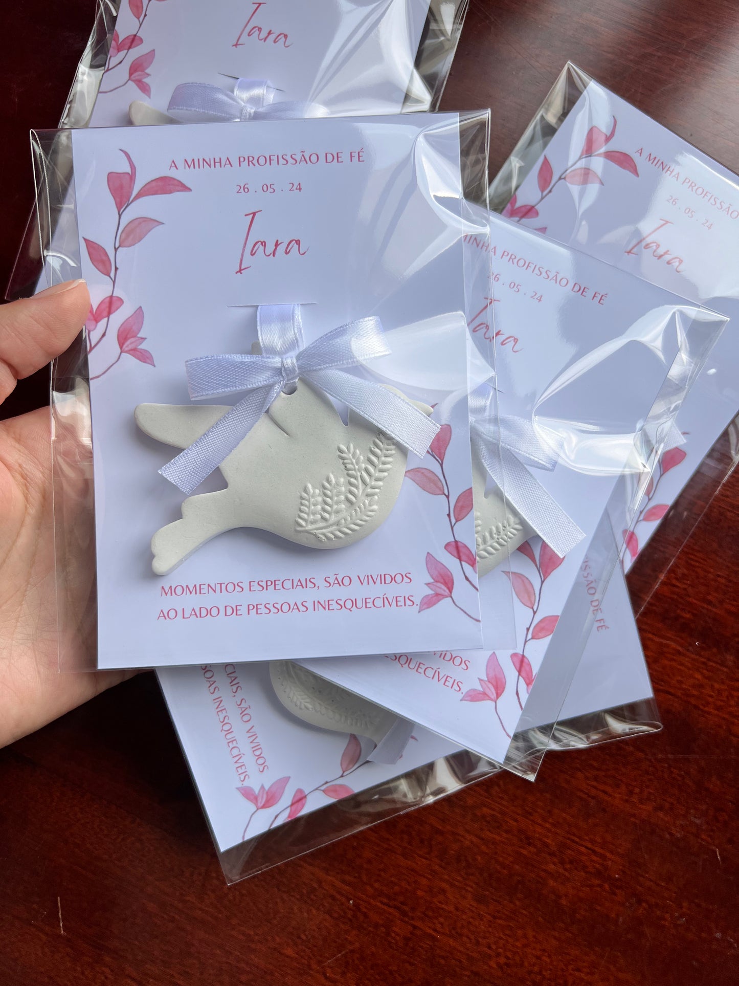 Lembrança de gesso perfumado