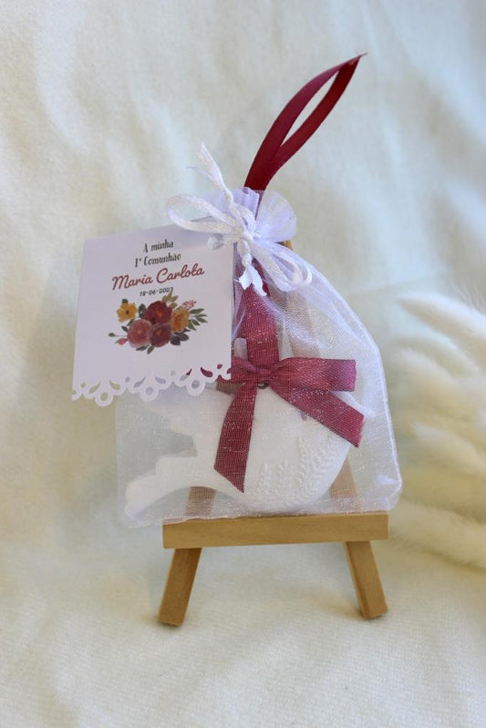 Lembrança de gesso perfumado