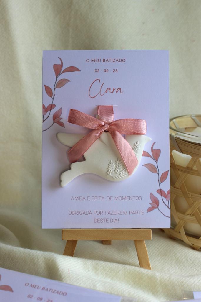 Lembrança de gesso perfumado
