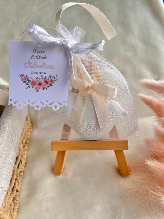 Lembrança de gesso perfumado