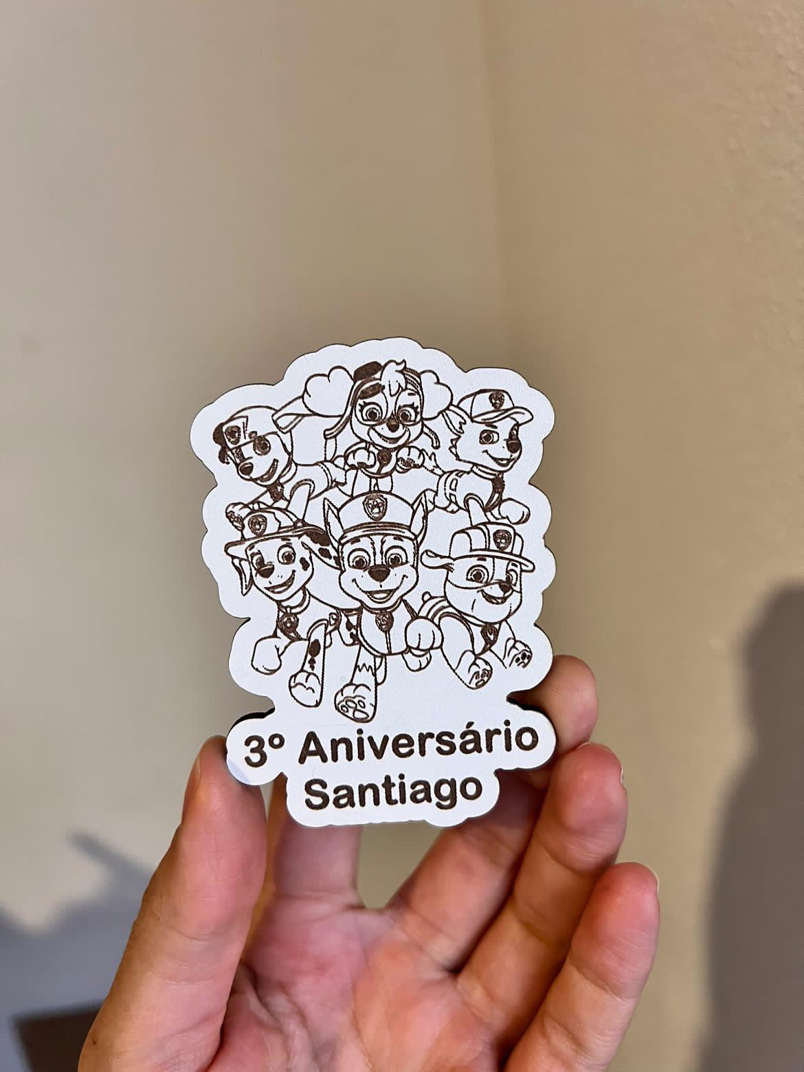 Lembrança Personalizada para Aniversário – Patrulha Pata