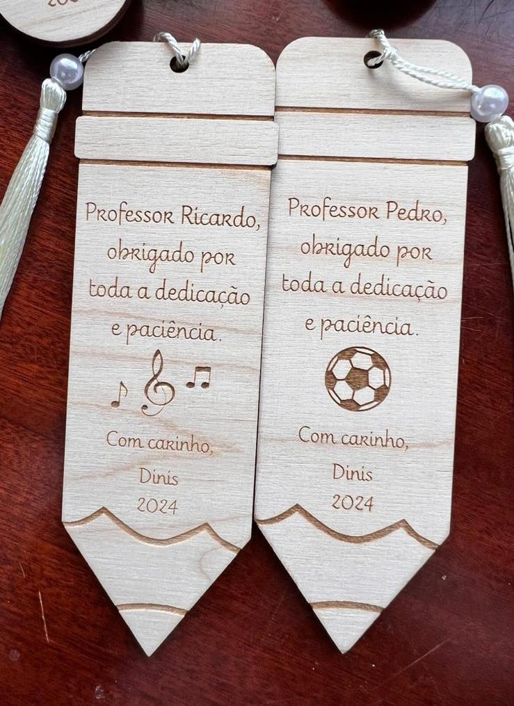 Marcador de livro em forma de lápis para Professores de música / educação física