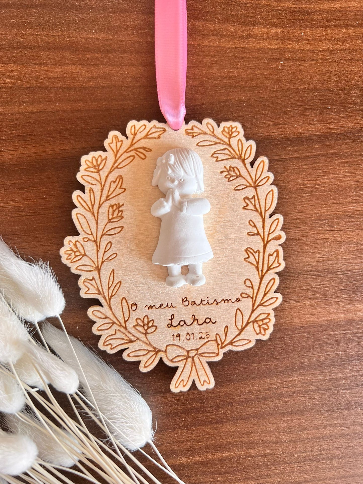 Lembrança Personalizada com Figura em Gesso Perfumado