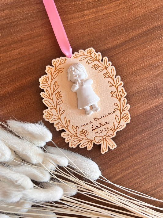 Lembrança Personalizada com Figura em Gesso Perfumado