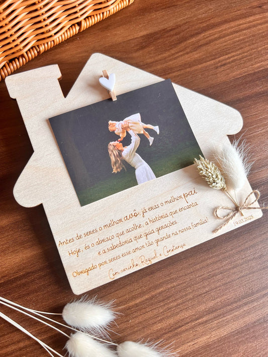 Moldura para Pai e Avô - Amor para sempre
