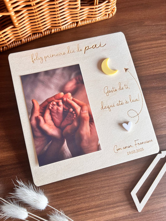 Moldura de Presente Especial para o Primeiro Dia do Pai