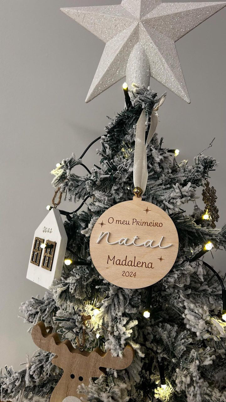 Bola de Natal "O meu primeiro Natal"