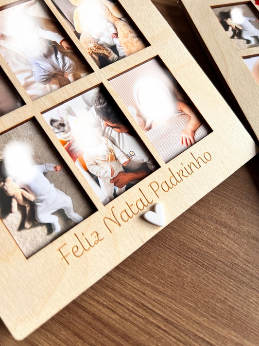 Moldura com 9 fotografias