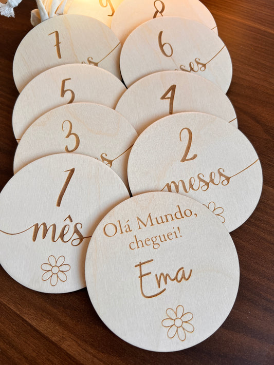 Milestones - Placas de Crescimento- Modelo 12