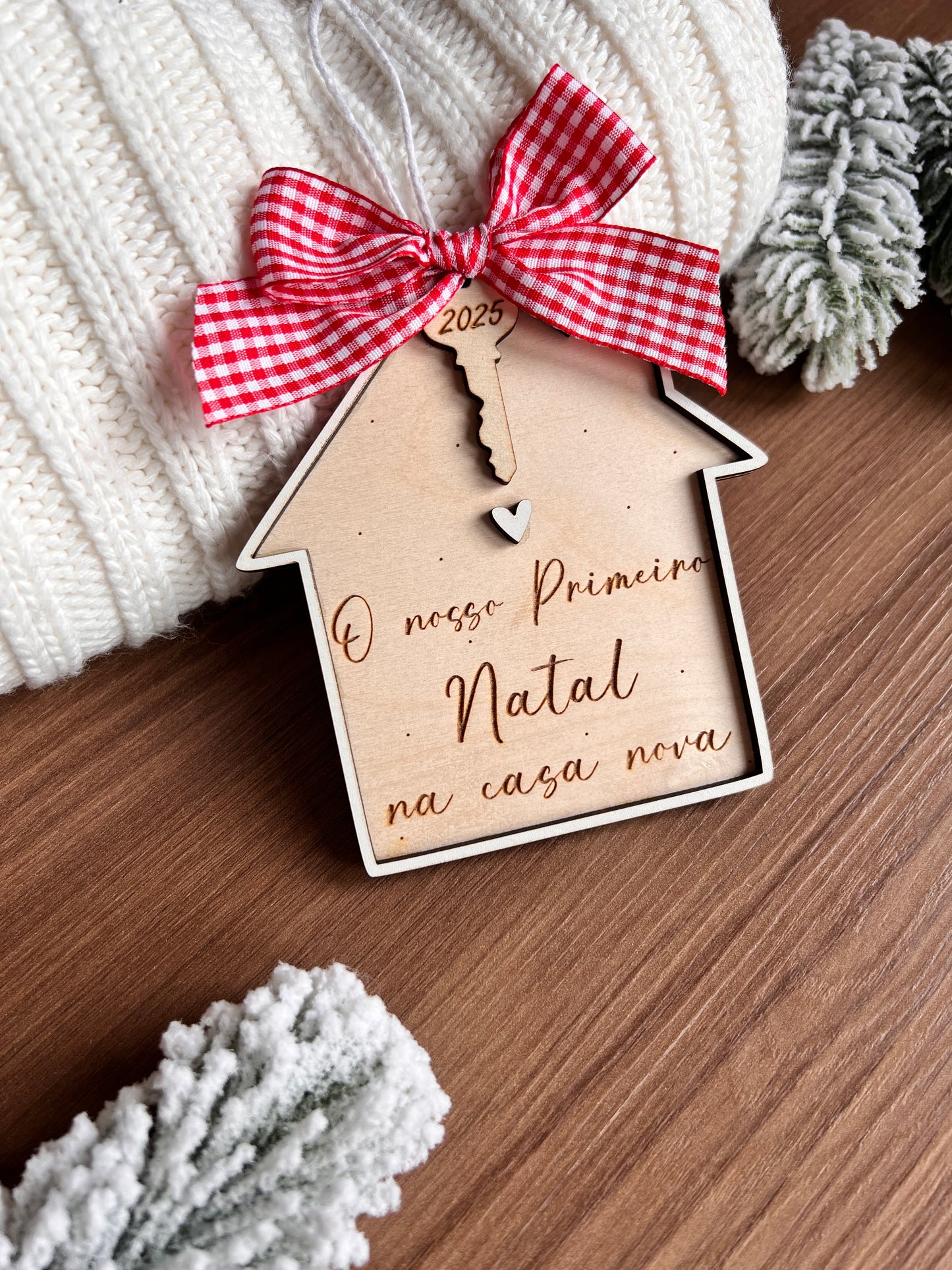 Casinha "O nosso Primeiro Natal na casa nova"