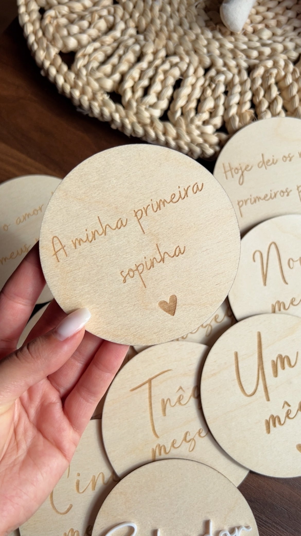 Milestones - Placas de Crescimento- Meses e Frases