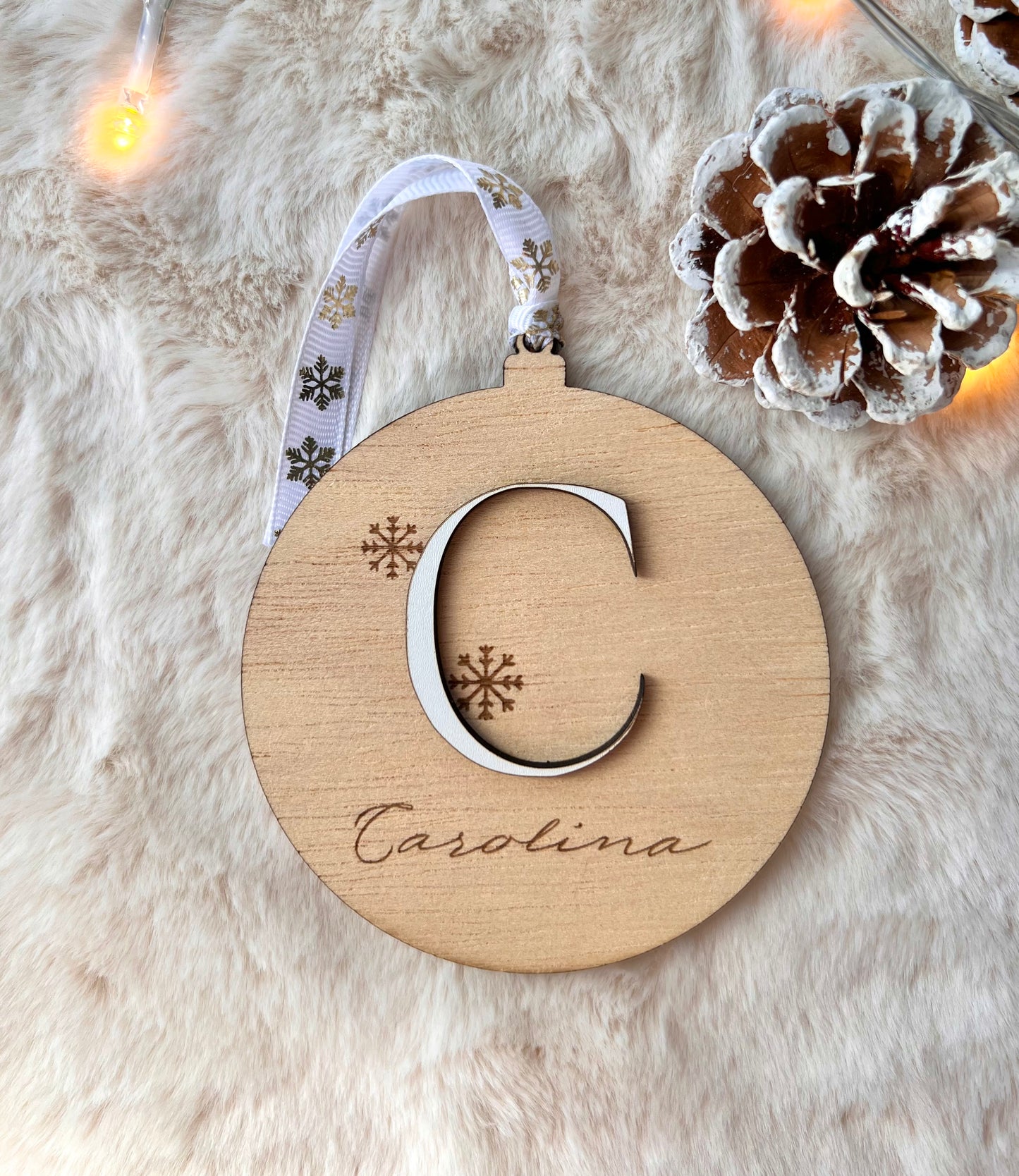 Bola de Natal personalizada