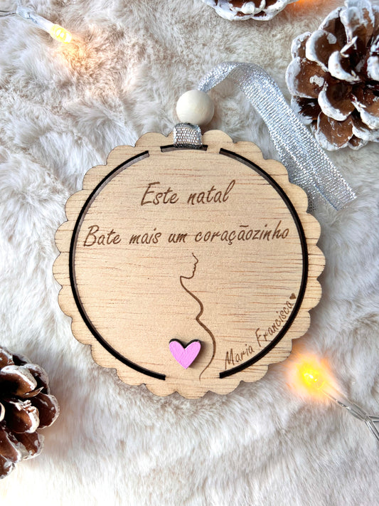 Bola de natal "Grávida"