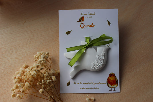 Lembrança de gesso perfumado