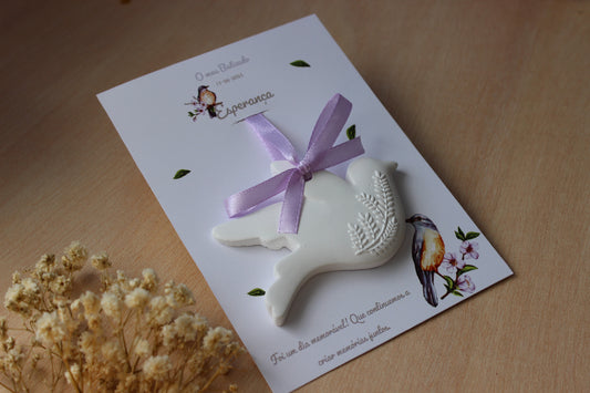 Lembrança de gesso perfumado