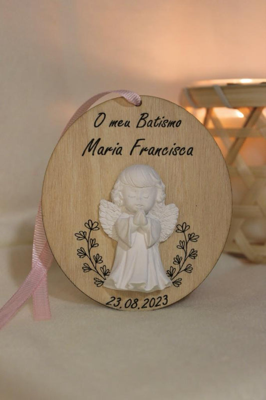 Lembrança de Batismo - Anjinho perfumado