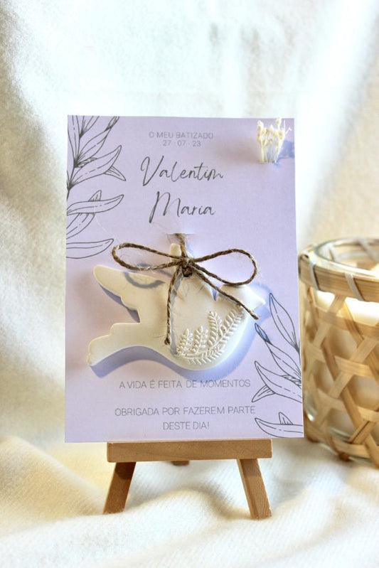 Lembrança de gesso perfumado