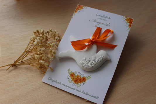 Lembrança de gesso perfumado