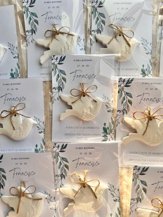 Lembrança de gesso perfumado