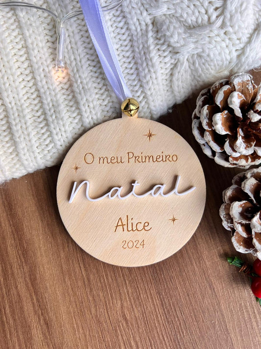 Bola de Natal "O meu primeiro Natal"